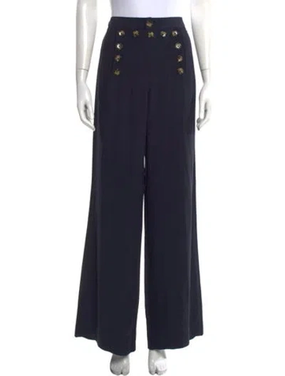 Pre-owned La Ligne Wide Leg Pants In Blue