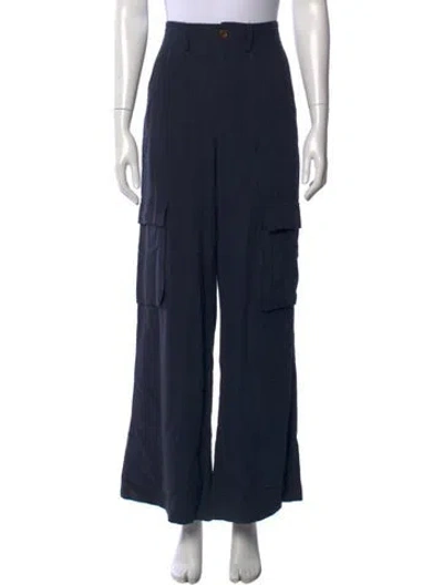 Pre-owned La Ligne Wide Leg Pants In Blue