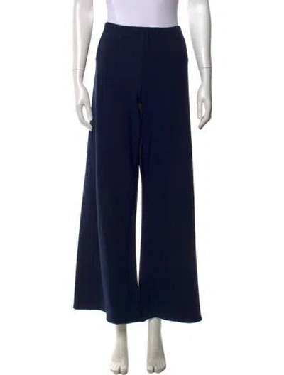 Pre-owned La Ligne Wide Leg Pants In Blue