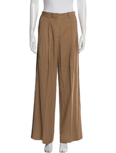 Pre-owned La Ligne Wide Leg Pants In Brown