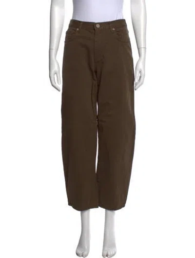 Pre-owned La Ligne Wide Leg Pants In Brown