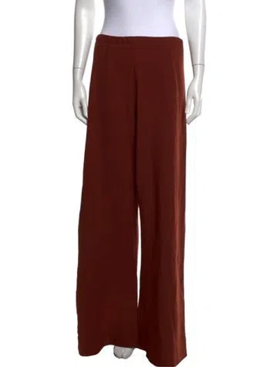 Pre-owned La Ligne Wide Leg Pants In Brown
