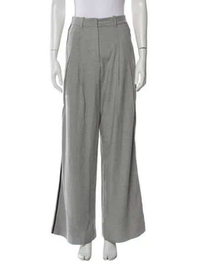 Pre-owned La Ligne Wide Leg Pants In Gray