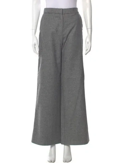 Pre-owned La Ligne Wide Leg Pants In Gray