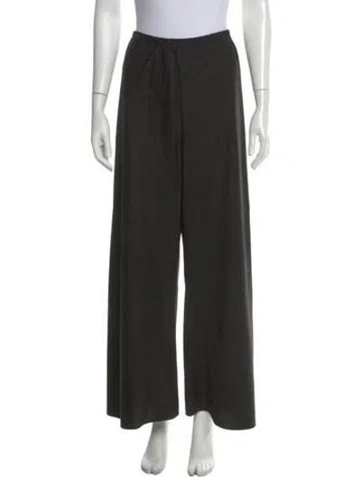 Pre-owned La Ligne Wide Leg Pants In Gray