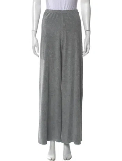 Pre-owned La Ligne Wide Leg Pants In Gray