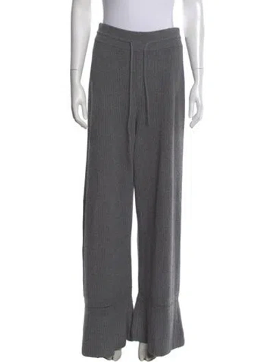 Pre-owned La Ligne Wide Leg Pants In Gray