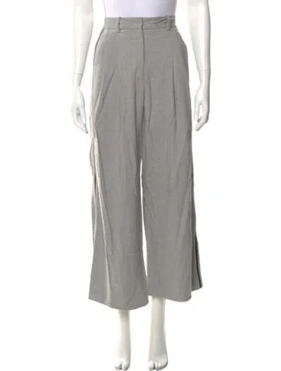 Pre-owned La Ligne Wide Leg Pants In Gray