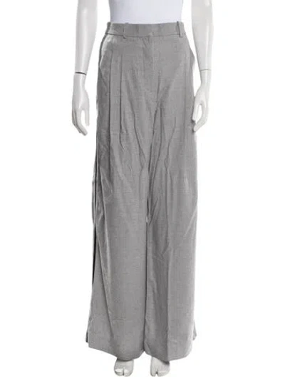 Pre-owned La Ligne Wide Leg Pants In Gray