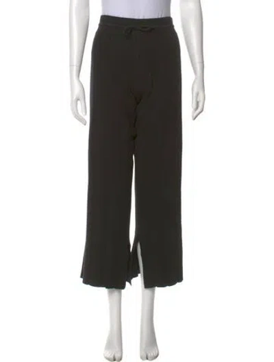 Pre-owned La Ligne Wide Leg Pants In Green