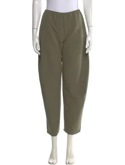 Pre-owned La Ligne Wide Leg Pants In Green