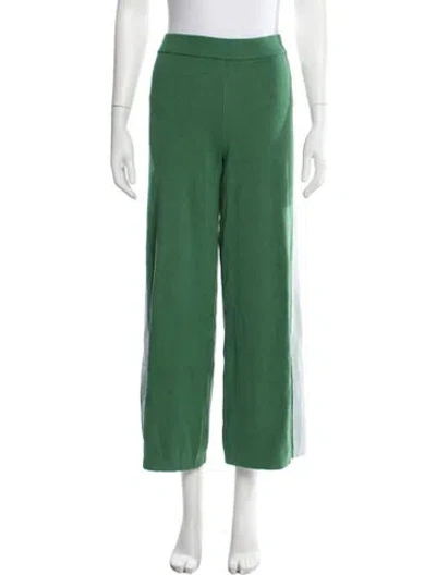 Pre-owned La Ligne Wide Leg Pants In Green