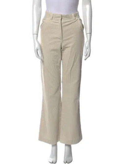 Pre-owned La Ligne Wide Leg Pants In Neutral
