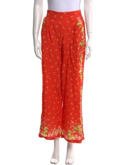 Pre-owned La Ligne Wide Leg Pants In Neutral
