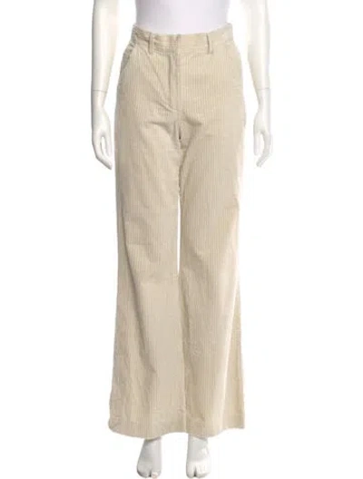 Pre-owned La Ligne Wide Leg Pants In Neutral