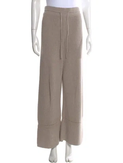 Pre-owned La Ligne Wide Leg Pants In Neutral