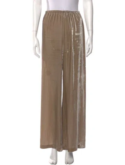 Pre-owned La Ligne Wide Leg Pants In Neutral