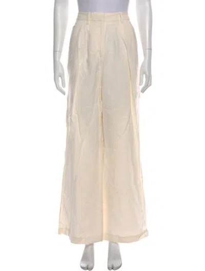 Pre-owned La Ligne Wide Leg Pants In Neutral
