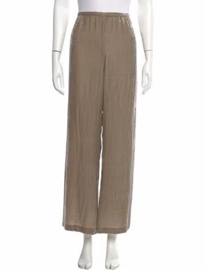 Pre-owned La Ligne Wide Leg Pants In Neutral