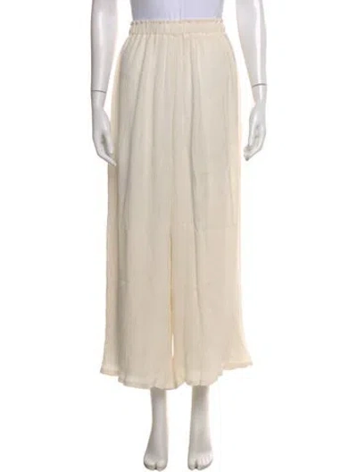 Pre-owned La Ligne Wide Leg Pants In Neutral
