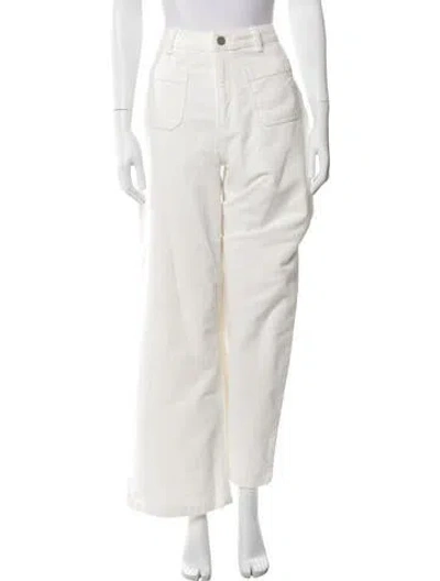 Pre-owned La Ligne Wide Leg Pants In Neutrals