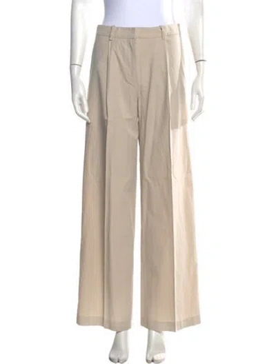 Pre-owned La Ligne Wide Leg Pants In Neutrals