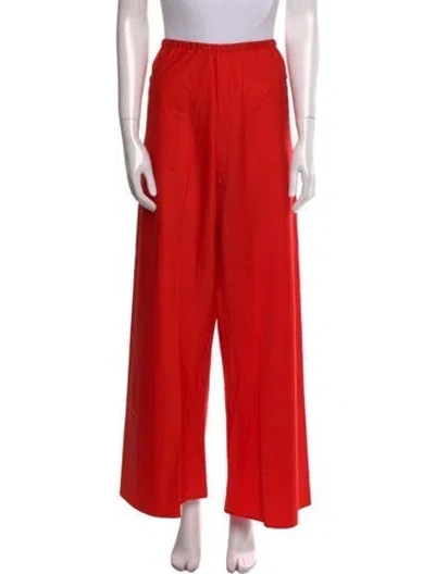Pre-owned La Ligne Wide Leg Pants In Orange