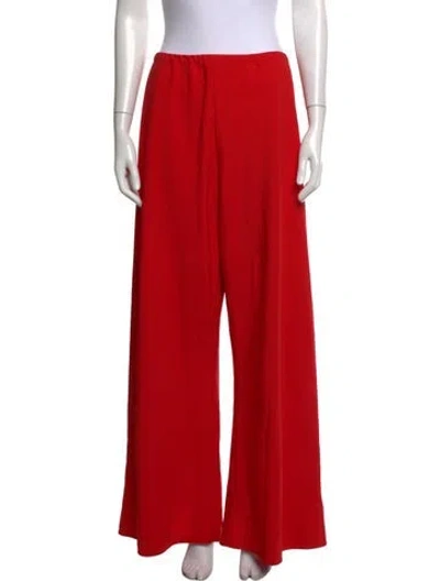 Pre-owned La Ligne Wide Leg Pants In Orange