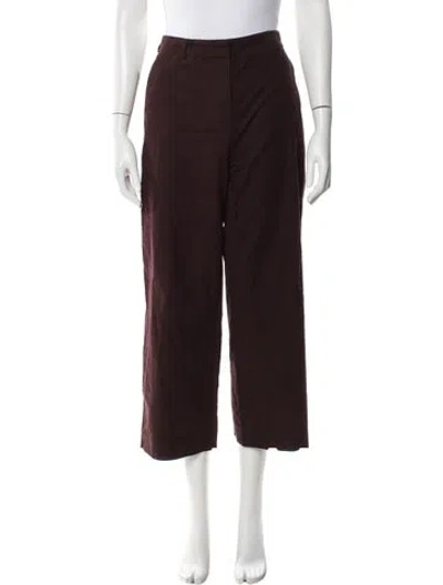Pre-owned La Ligne Wide Leg Pants W/ Tags In Brown