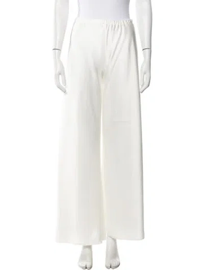 Pre-owned La Ligne Wide Leg Pants W/ Tags In Neutrals/white