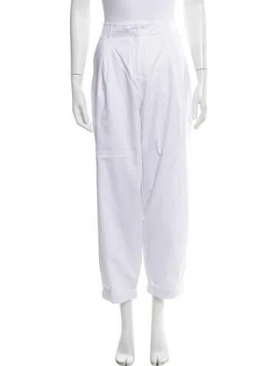 Pre-owned La Ligne Wide Leg Pants W/ Tags In White