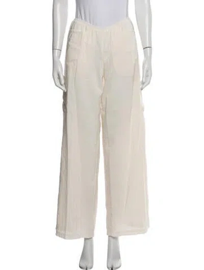 Pre-owned La Ligne Wide Leg Pants W/ Tags In White