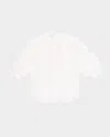 La Ligne Wilhelmina Puffy Sleeve Shirt In Ivory