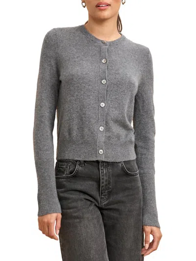 La Ligne Women's Cashmere Cardigan In Gray