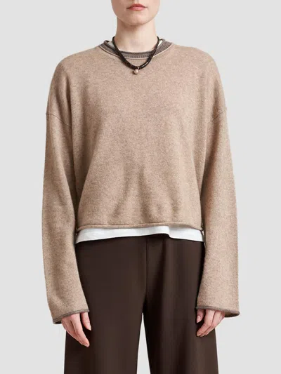 La Ligne Dominick Sweater In Brown