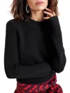 La Ligne Solid Mini Marina Sweater In Black