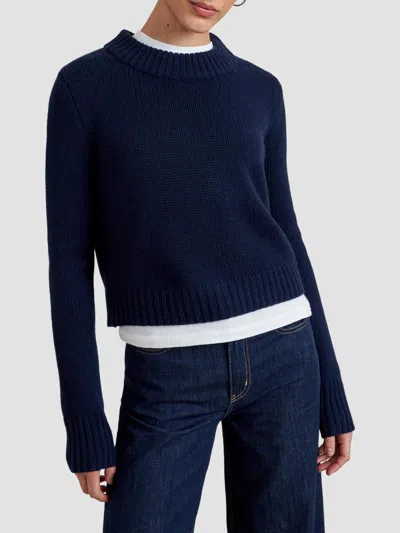 La Ligne Women's Mini Marin Sweater In Navy