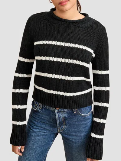 La Ligne Women's Marina Sweater In Black Cream