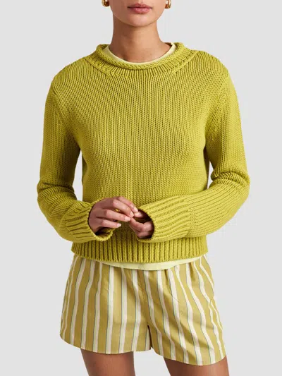 La Ligne Women's Solid Mini Marina Sweater In Yellow