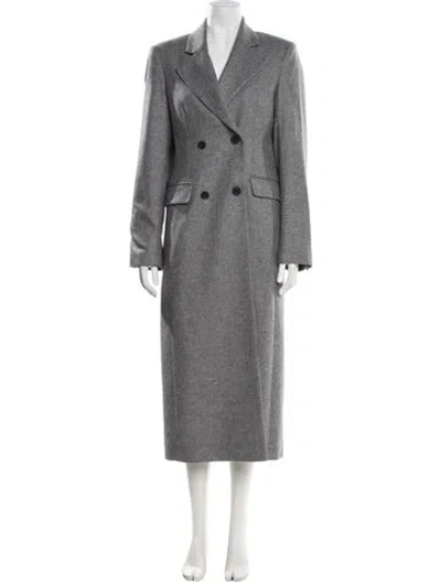 Pre-owned La Ligne Wool Coat In Gray