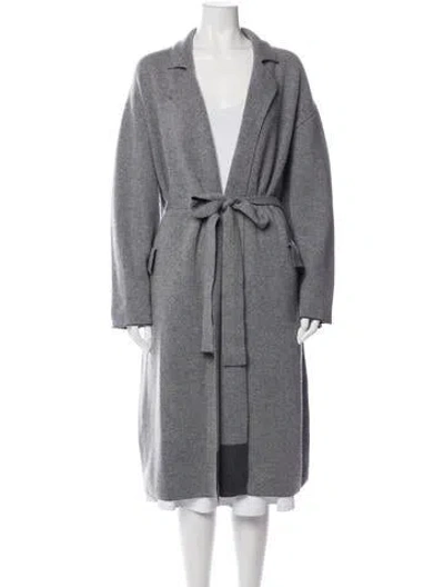 Pre-owned La Ligne Wool Coat In Grey