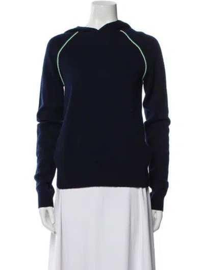 Pre-owned La Ligne Wool Crew Neck Sweater In Blue
