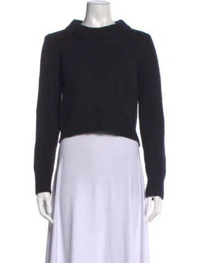 Pre-owned La Ligne Wool Crew Neck Sweater In Blue