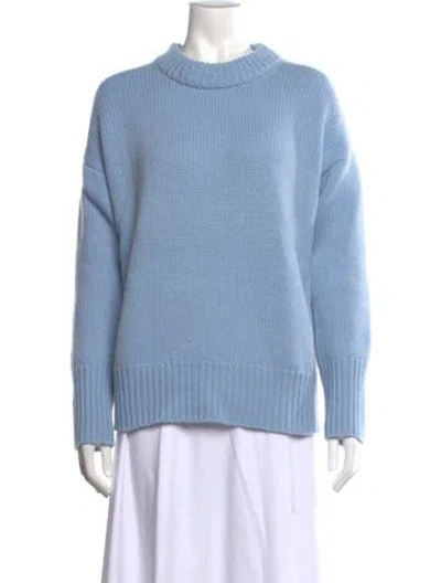 Pre-owned La Ligne Wool Crew Neck Sweater In Blue