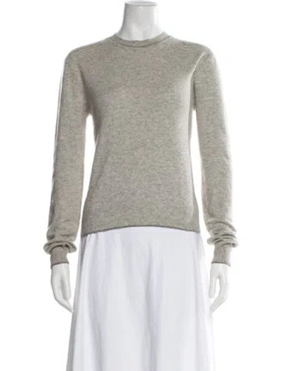 Pre-owned La Ligne Wool Crew Neck Sweater In Gray