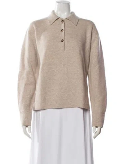 Pre-owned La Ligne Wool Crew Neck Sweater In Neutral