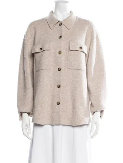 Pre-owned La Ligne Wool Crew Neck Sweater In Neutral