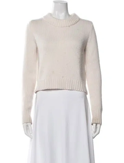 Pre-owned La Ligne Wool Crew Neck Sweater In Pink