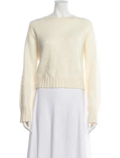 Pre-owned La Ligne Wool Crew Neck Sweater W/ Tags In Yellow