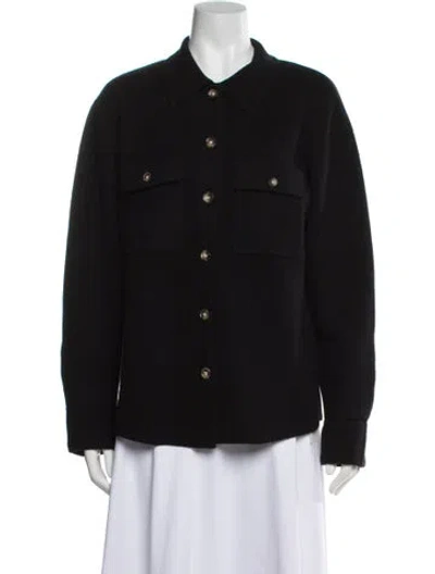 Pre-owned La Ligne Wool Jacket In Black